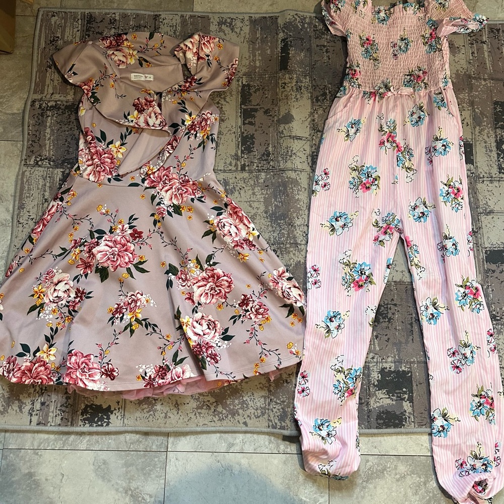 Star ride jumpsuit and a dress